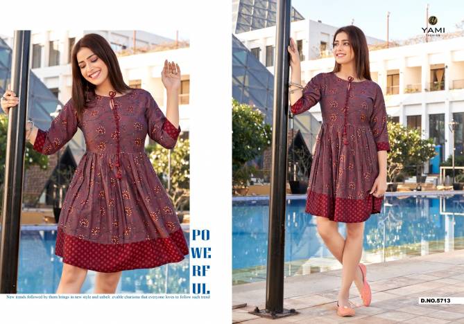 Sens By Yami Tunic Style Printed Party Wear Kurtis Suppliers In Mumbai